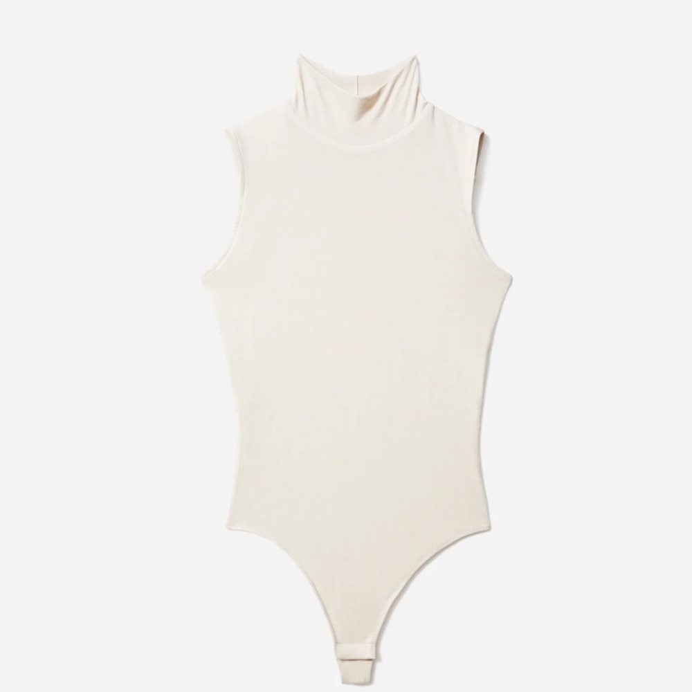 NWT Everlane Luster Mockneck Tank Bodysuit